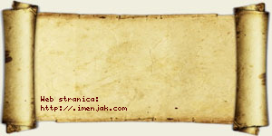 Hana Jeremić vizit kartica